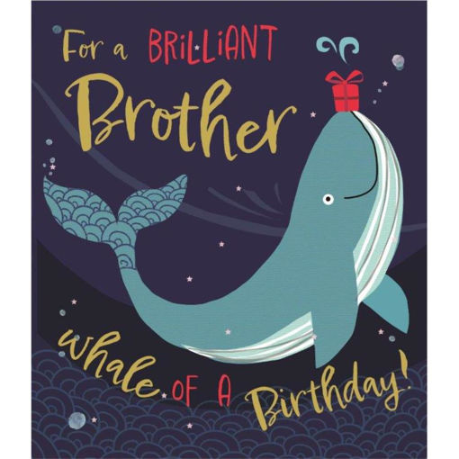 Picture of FOR A BRILLIANT BROTHER BIRTHDAY CARD
